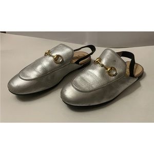 Gucci kids princetown leather dress shoes